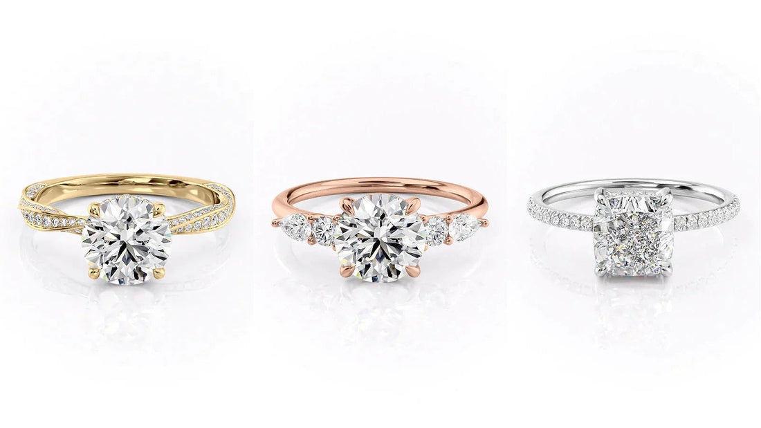 Ring Metals: Yellow, White and Rose Gold
