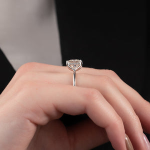 The Kamellie Set With A 2 Carat Princess 18K White Gold Lab Diamond
