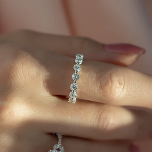 2ct Round Shared Prong Eternity