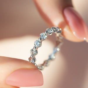 2ct Round Shared Prong Eternity