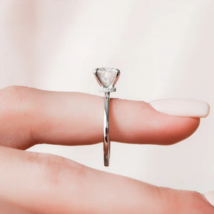 The Nelly Set With A 2 Carat Pear 18K Rose Gold Lab Diamond