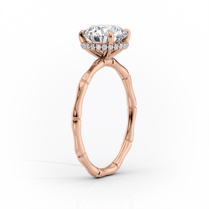 The Eve Set With A 1.5 Carat Marquise 14K Rose Gold Lab Diamond