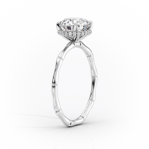 The Eve Set With A 3 Carat Marquise 18K White Gold Lab Diamond