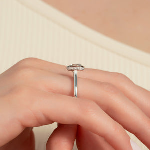 The Charlotte Set  With A 4.5 Carat Cushion 18K White Gold Moissanite