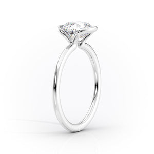 The Eliza Set With A 1.5 Carat Emerald 18K White Gold Lab Diamond
