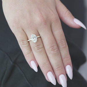 The Pave Eleanor - Engagement Ring Made in Yellow Gold