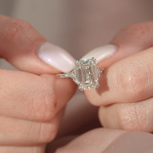The Pave Kamellie - Engagement Ring Made in Yellow Gold