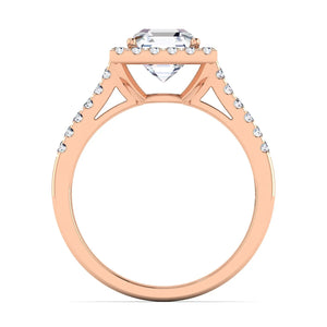 Celestial Halo Engagement Ring
