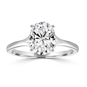 oval-whitegold|Oval|14K White Gold|18K White Gold|Platinum